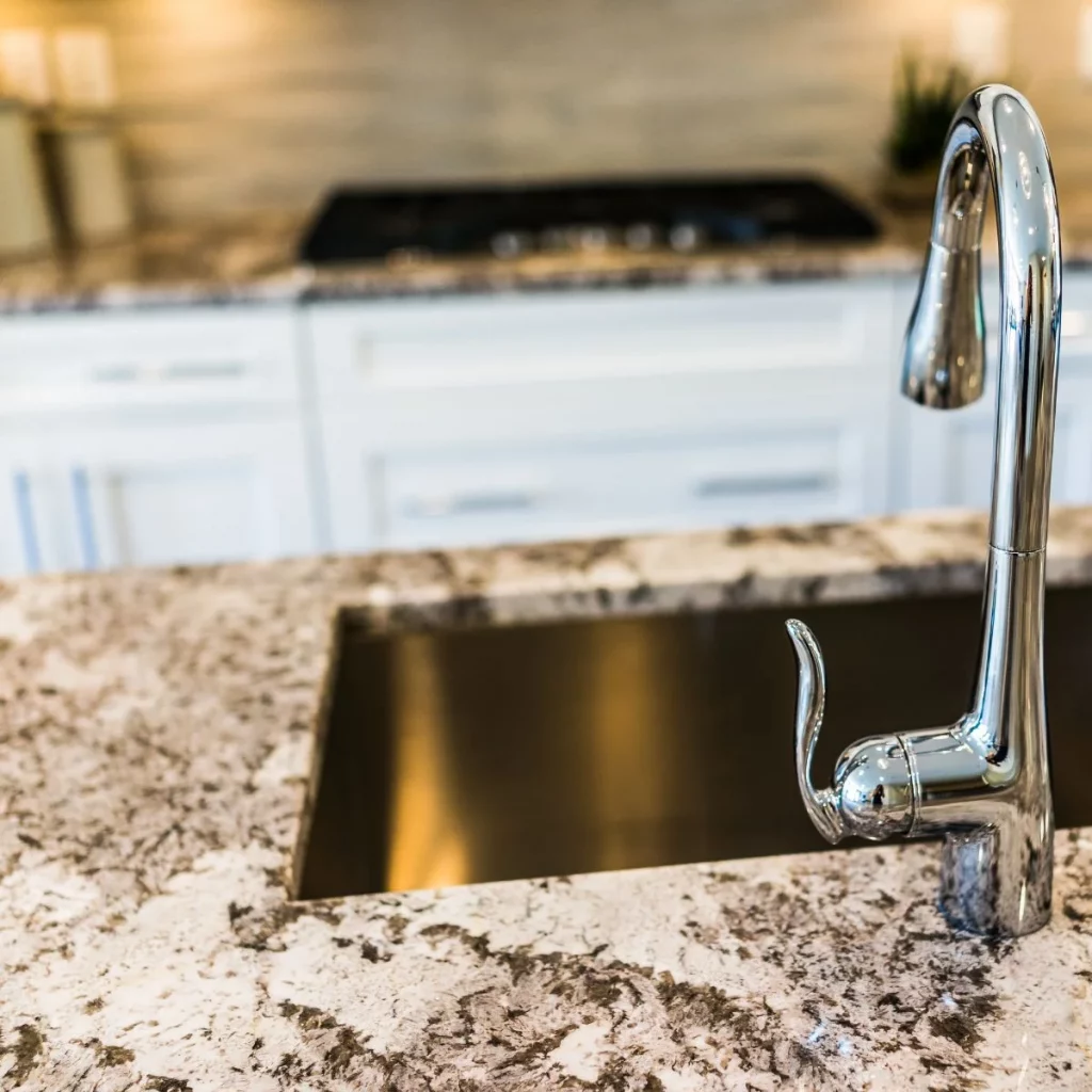 Brown & Cream Granite Kitchen Worktops 