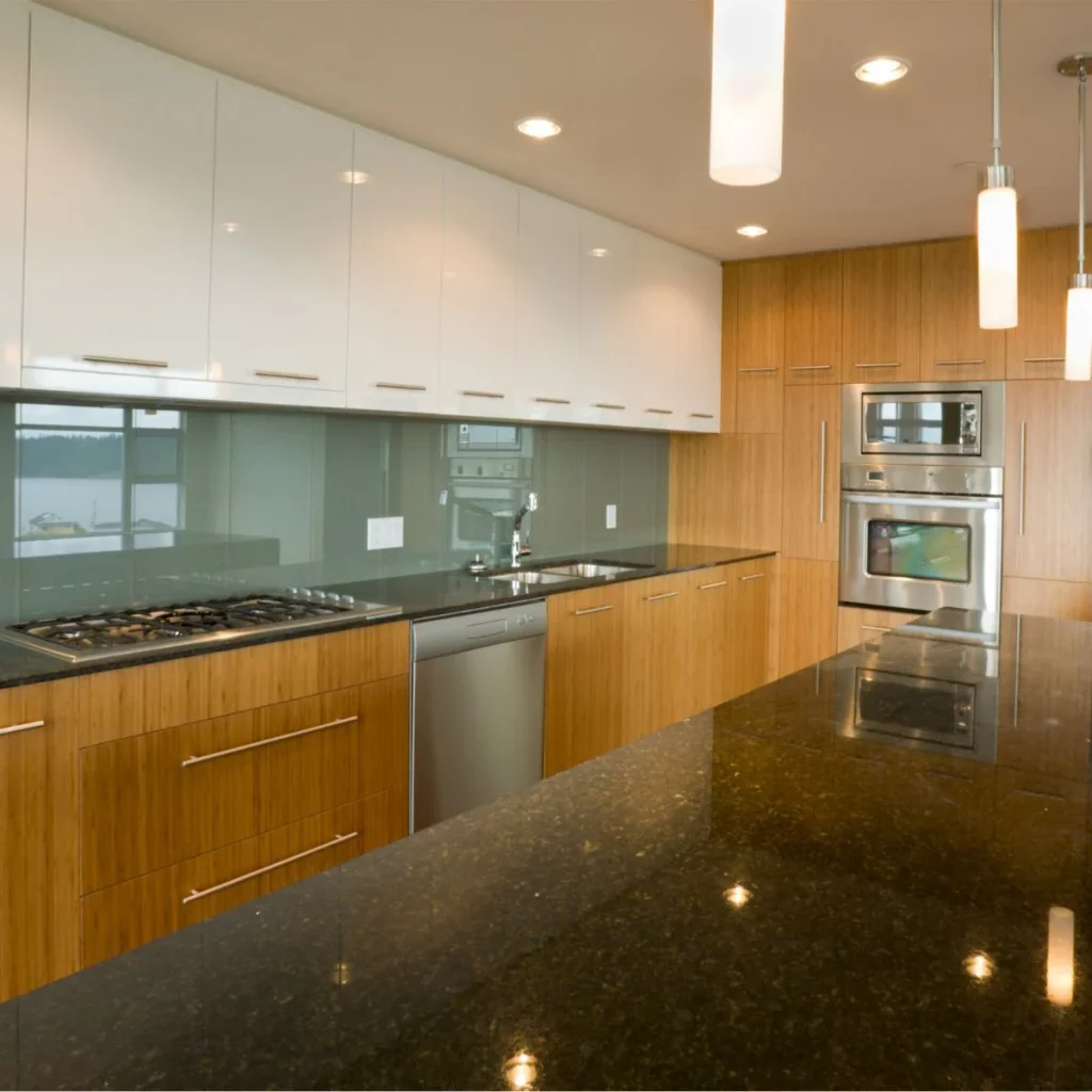 Dark Granite Countertops In Kitchen