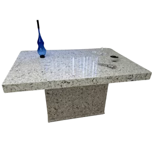 Grey Quartz Tuscan Dining Table