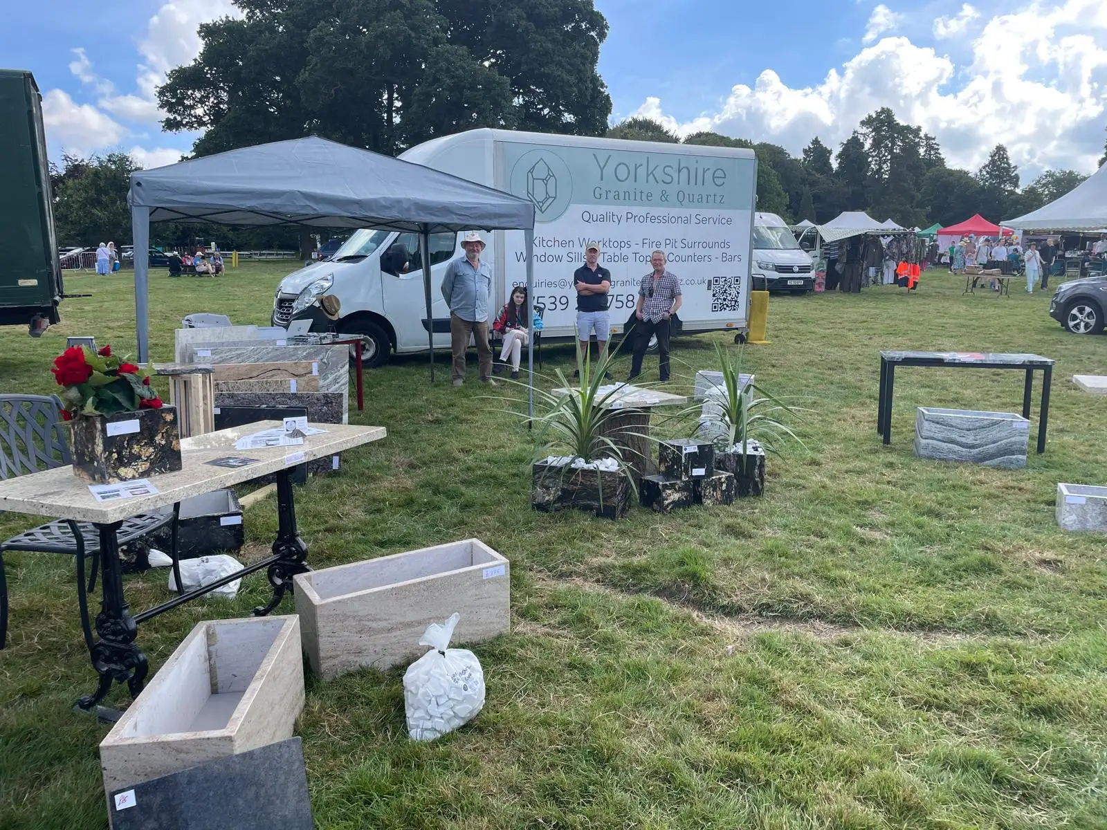 Yorkshire Granite And Quartz Team At Ripley Show