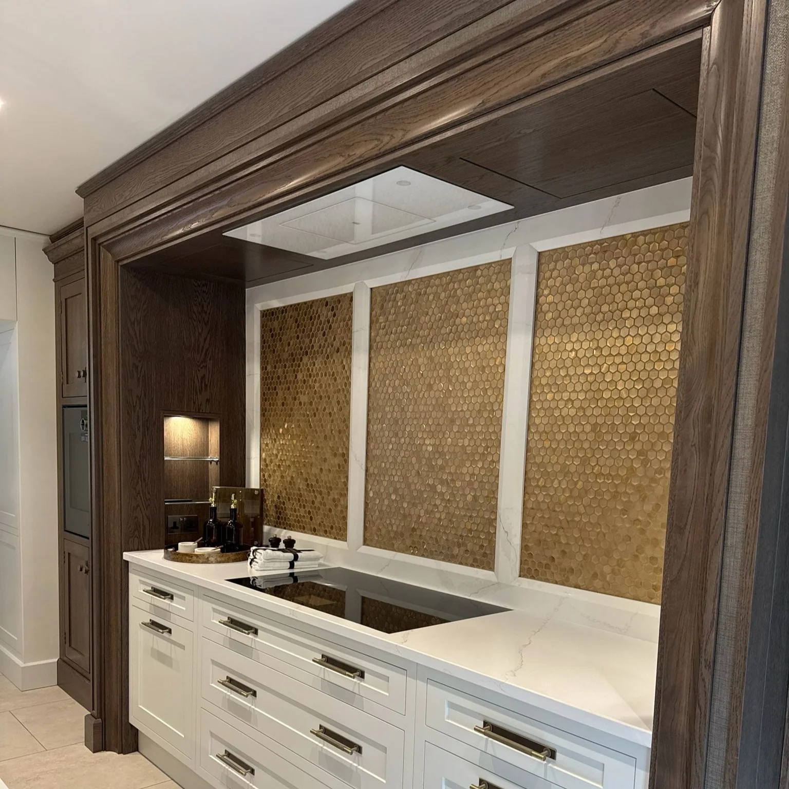 Fugen Tuscany Quartz Kitchen Cooker Hob Worktop - Yarm