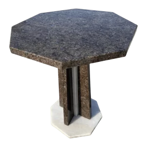 Octagonal Quartz Side Tables made in Yorkshire by Yorkshire Granite and Quartz